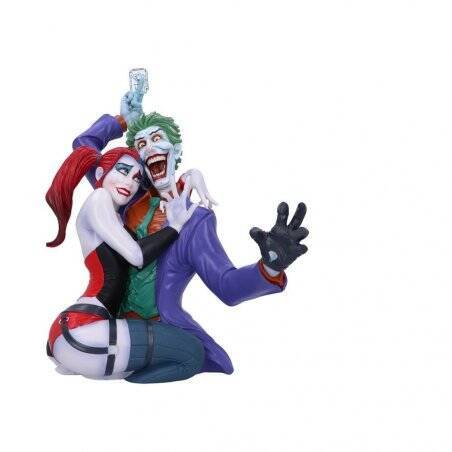 HARLEY QUINN AND THE JOKER BUST 37,5CM