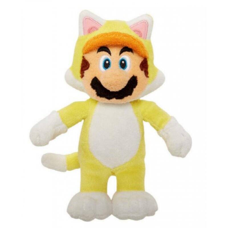 SUPER MARIO 3D LAND - Mario Chat - Peluche 24cm