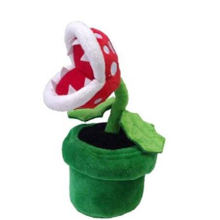 SUPER MARIO - Plante Piranha - Peluche 23cm