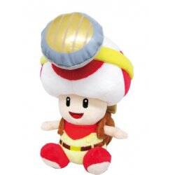 STOCK1 - CAPTAIN TOAD - Capitaine Toad - Peluche 18cm