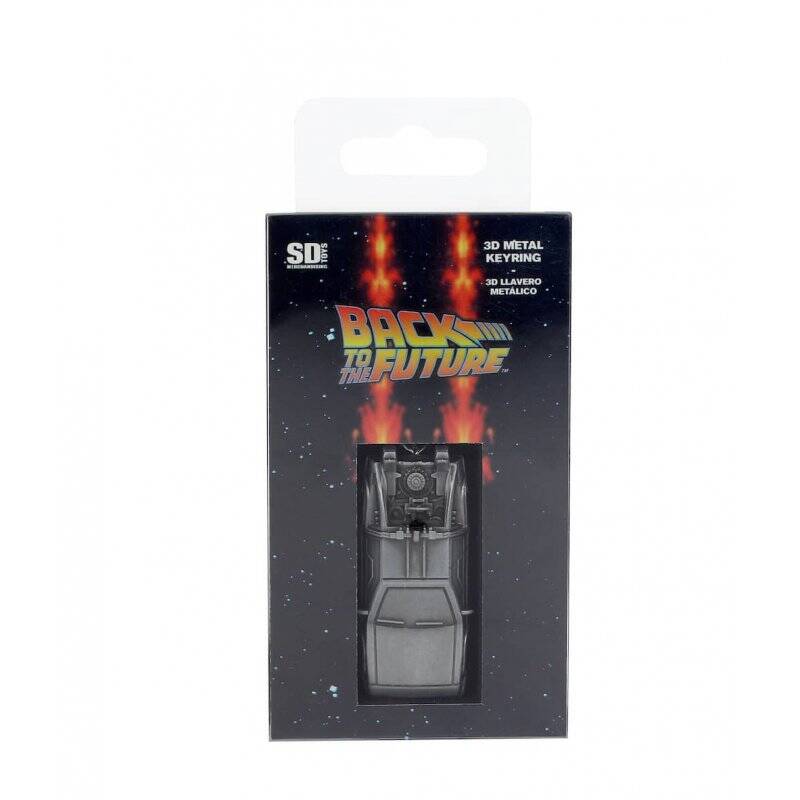 BACK TO THE FUTURE - 3D Metal Keychain - Delorean