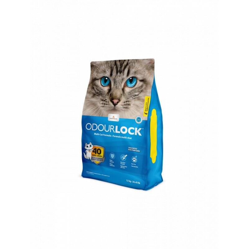 STOCKINK3 - Intersand - Catlitter Odour Lock Neutral 12kg - (21112)