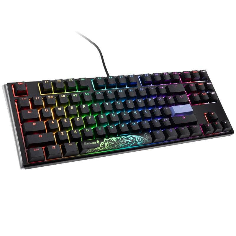 Ducky One 3 Classic Black/White TKL Gaming Tastatur, RGB LED - MX-Black (US)