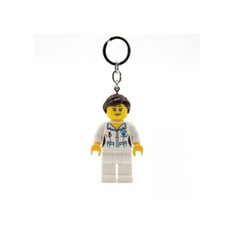 LEGO - Keychain w/LED - Nurse (4006036-LGL-KE186H)