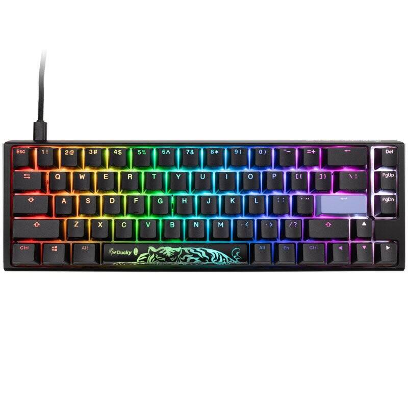 Ducky One 3 Classic Black/White SF Gaming Tastatur, RGB LED - MX-Black (US)