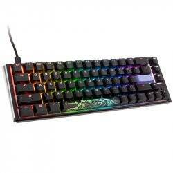 Ducky One 3 Classic Black/White SF Gaming Tastatur, RGB LED - MX-Blue (US)