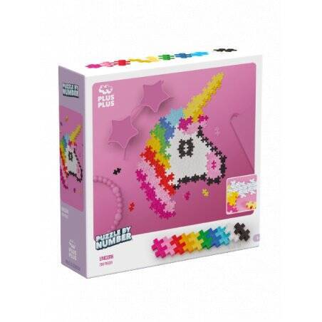 Plus-Plus - Puzzle By Number Unicorn 250pcs - (3929)