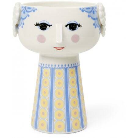 Bjørn Wiinblad ​- Eve Vase 18,5 cm - Blue (56519)