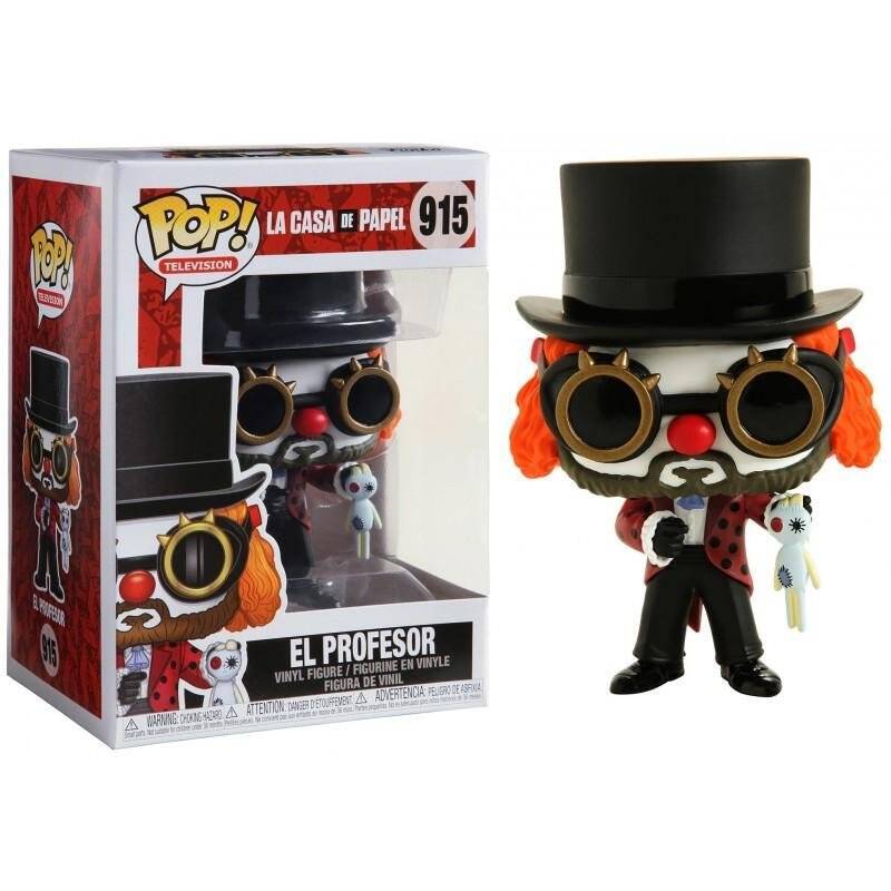 LA CASA DE PAPEL - Bobble Head POP N° 915 - Professor O Clown