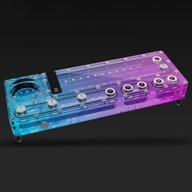 Alphacool Core Distro Plate 360 mm Rechts VPP/D5 - Acryl