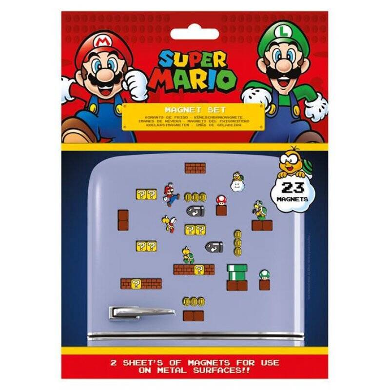 NINTENDO AIMANTS SUPER MARIO ROYAUME CHAMPIGNON