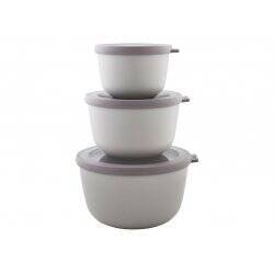 Mepal - Cirqula High Bowl Set Of 3 - Nordic White (233094)