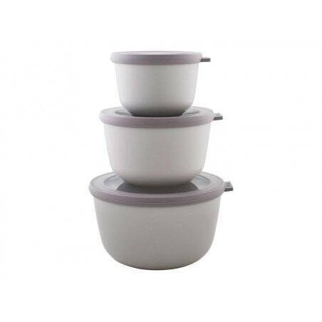 Mepal - Cirqula High Bowl Set Of 3 - Nordic White (233094)
