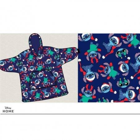 LILO & STITCH - Stitch Noel - Sweat Poncho - Taille Adulte