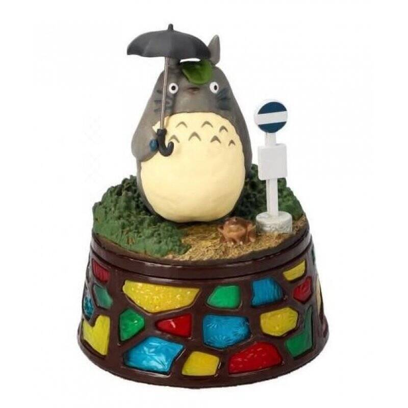 MON VOISIN TOTORO - Totoro arrêt de bus - Boite à Secrets 60X83X60mm