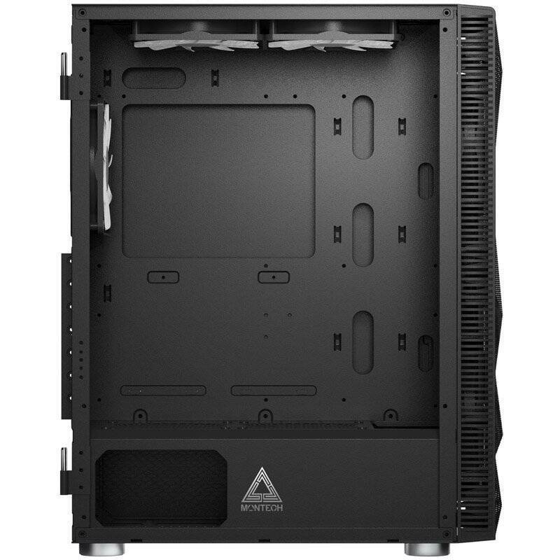 Montech X3 Mesh Midi-Tower, DRGB, Tempered Glass -schwarz