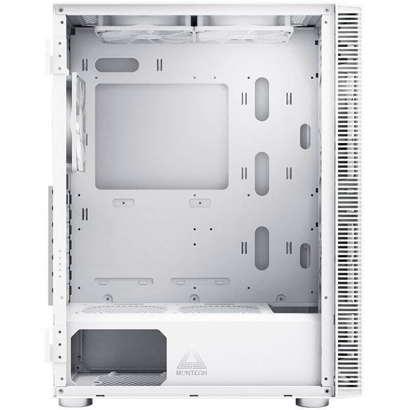 Montech X3 Glass Midi-Tower, DRGB, Tempered Glass -weiß