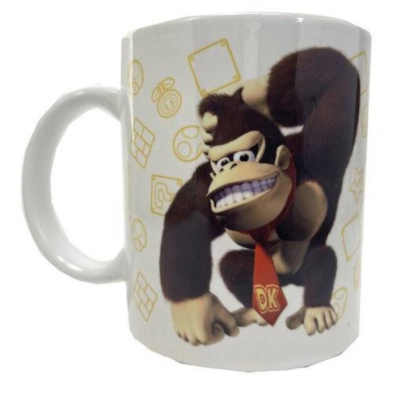 NINTENDO - DONKEY KONG - Tirelire en Métal 12 x 9 x 11cm + Mug