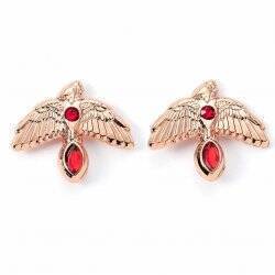HARRY POTTER - Boucles d'Oreilles - Phénix Rose Gold