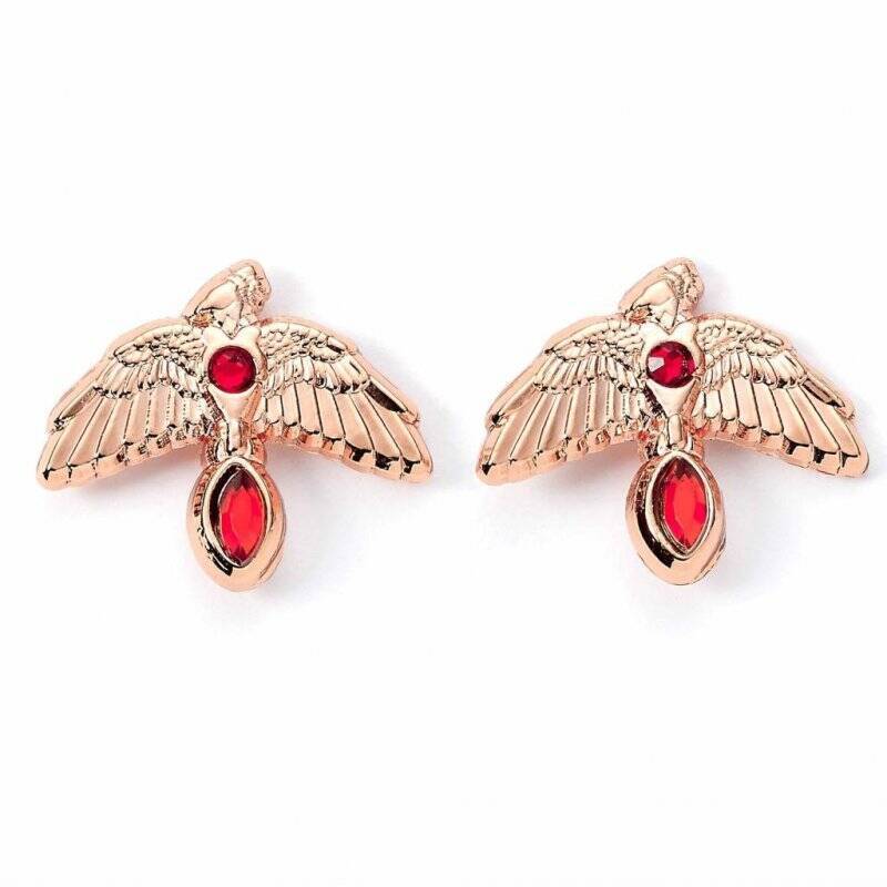 HARRY POTTER - Boucles d'Oreilles - Phénix Rose Gold