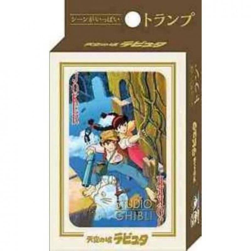 GHIBLI - Le château dans le ciel - Jeu de cartes à jouer (54 cartes)