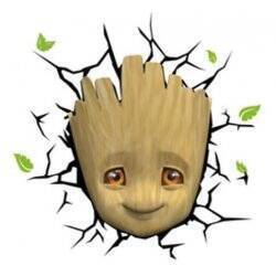 MARVEL - Lampe Decorative 3D - BABY GROOT