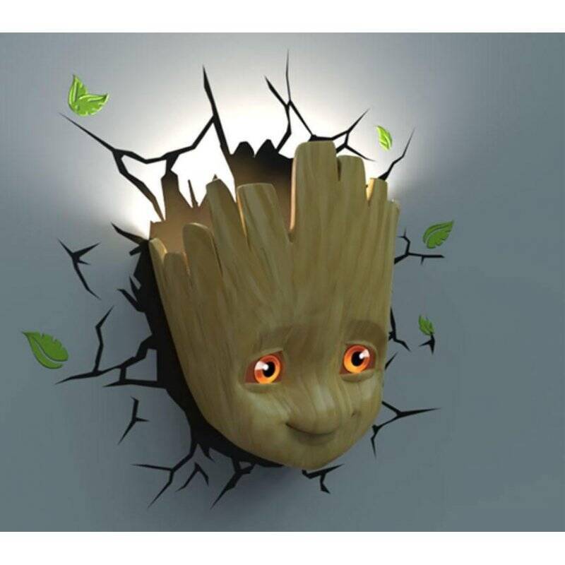MARVEL - Lampe Decorative 3D - BABY GROOT