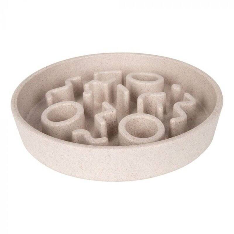 District70 - BAMBOO Cat Slow Feeder  Ø 13,5cm Merengue - (WA6962)
