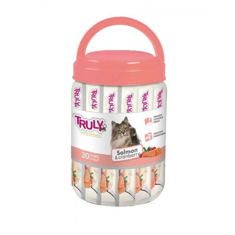 Truly - Cat Creamy Lickable Salmon & Cranberry 420g - (WP11384)