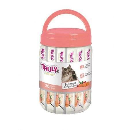 Truly - Cat Creamy Lickable Salmon & Cranberry 420g - (WP11384)