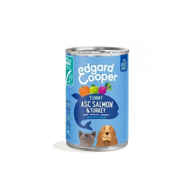 Edgard Cooper - ASC Salmon & Turkey Adult Wet food 400gr - (540700964332)