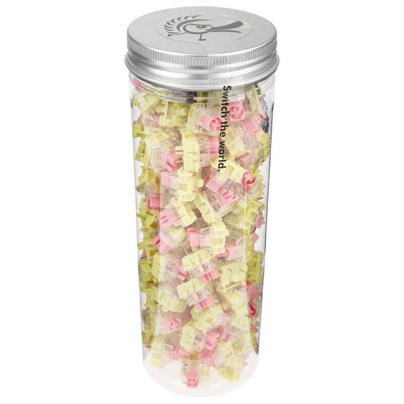 Ducky TTC Gold Pink Switch, mechanisch, 3-Pin, linear, MX-Stem, 37g - 110 Stück