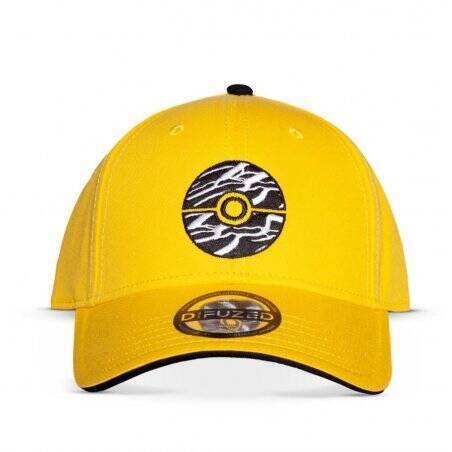 POKEMON - Pokeball Jaune - Casquette ajustable