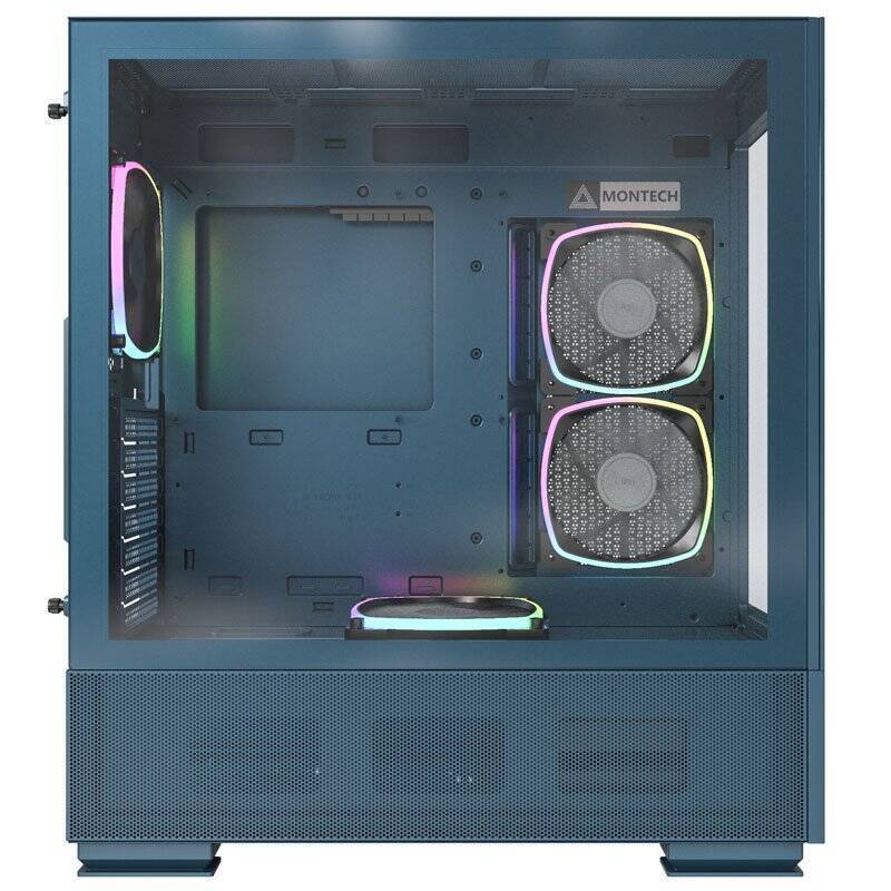 Montech SKY TWO, Midi-Tower - blau
