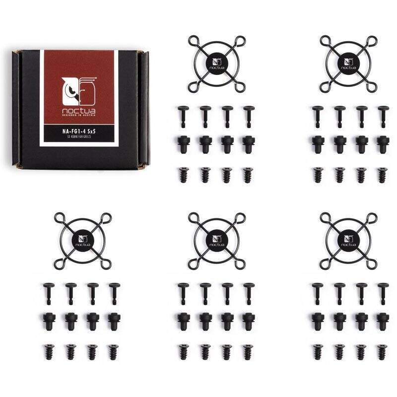 Noctua NA-FG1-4 Sx5 Lüftergitter, 40 mm - schwarz