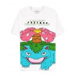 POKEMON - Florizarre Blanc - T-shirt Homme (XS)