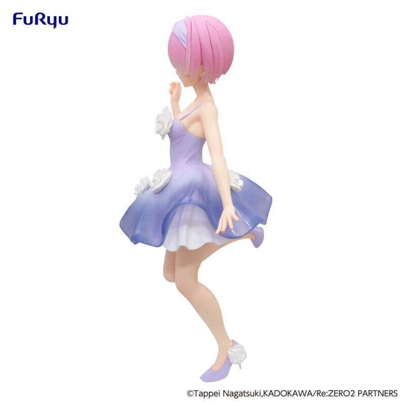 RE ZERO - Ram "Flower Dress" - Statuette Trio-Try-iT 21cm