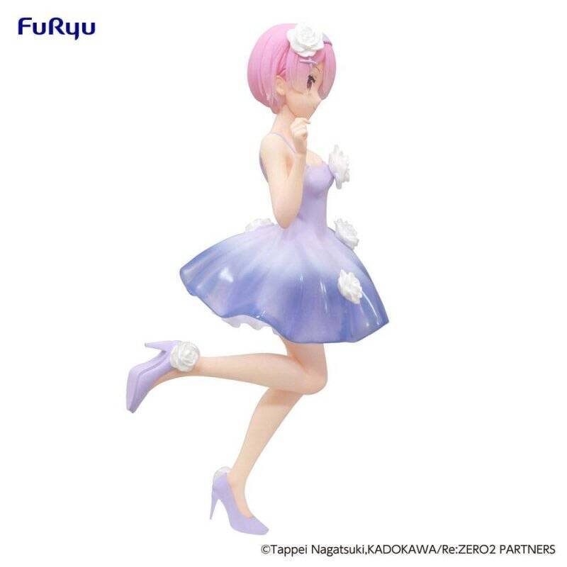 RE ZERO - Ram "Flower Dress" - Statuette Trio-Try-iT 21cm