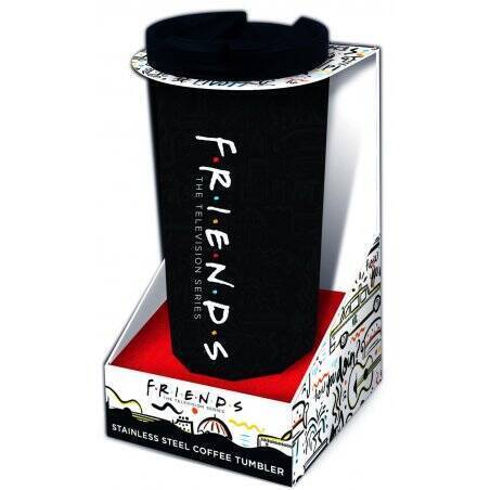 FRIENDS - Mug de Voyage Thermo en Acier Inoxydable 425ml