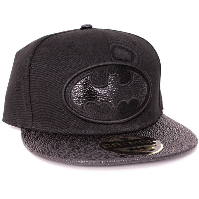 BATMAN - Casquette Leather Logo