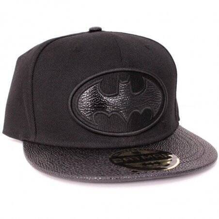 BATMAN - Casquette Leather Logo