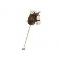Teddykompaniet - Hobby Horse w. sound, brown - TK12567