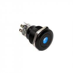 DimasTech compatible Vandalismustaster 22mm, Blackline Dot - RGB