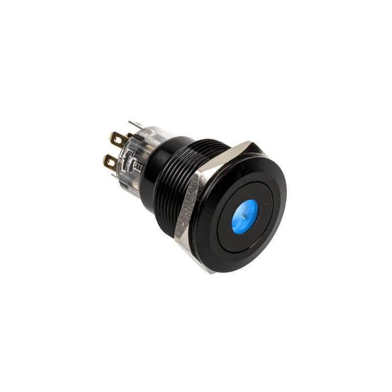 DimasTech compatible Vandalismustaster 22mm, Blackline Dot - RGB