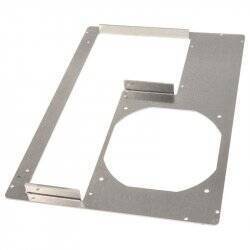 DimasTech compatible PCI-Backpanel Micro-ATX, 5 Slots - Aluminium