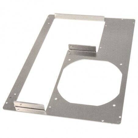 DimasTech compatible PCI-Backpanel Micro-ATX, 5 Slots - Aluminium