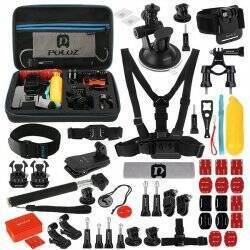 Puluz 53 in 1 Accessories Ultimate Combo Kits for sports cameras PKT09