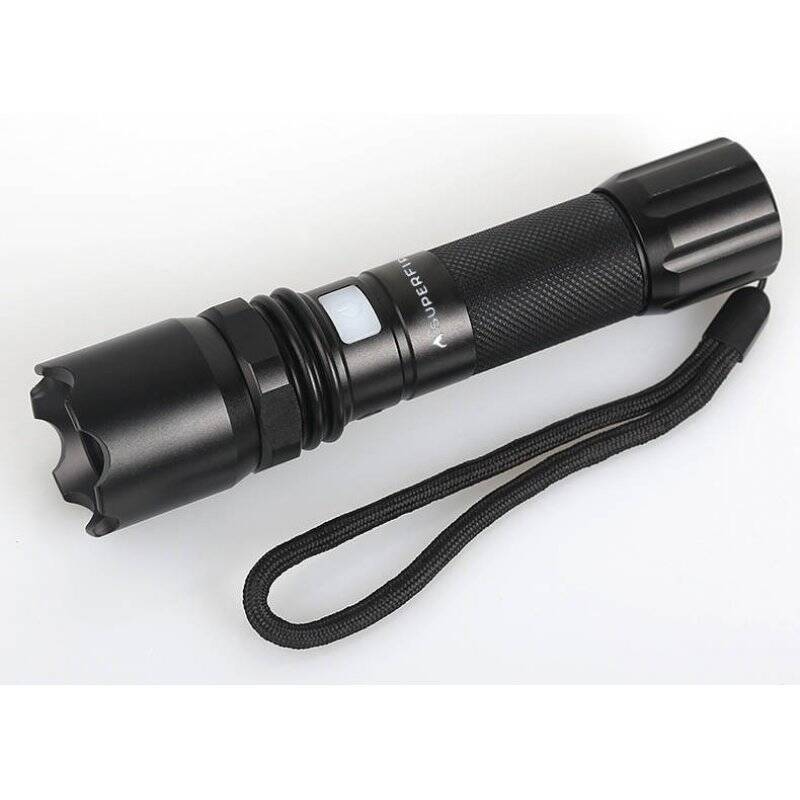 Flashlight Superfire A10, 550lm, USB