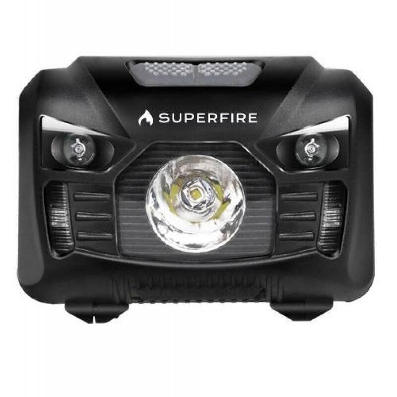 Superfire HL06 headlight, 500lm, USB