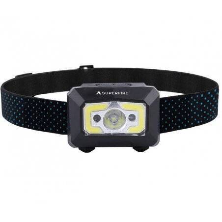 Superfire X30 headlight with non-contact switch, 500lm, USB